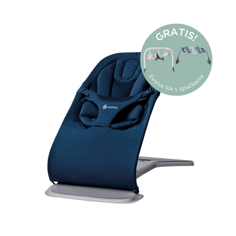 Ergobaby Evolve ležaljka 3u1 – Midnight Blue