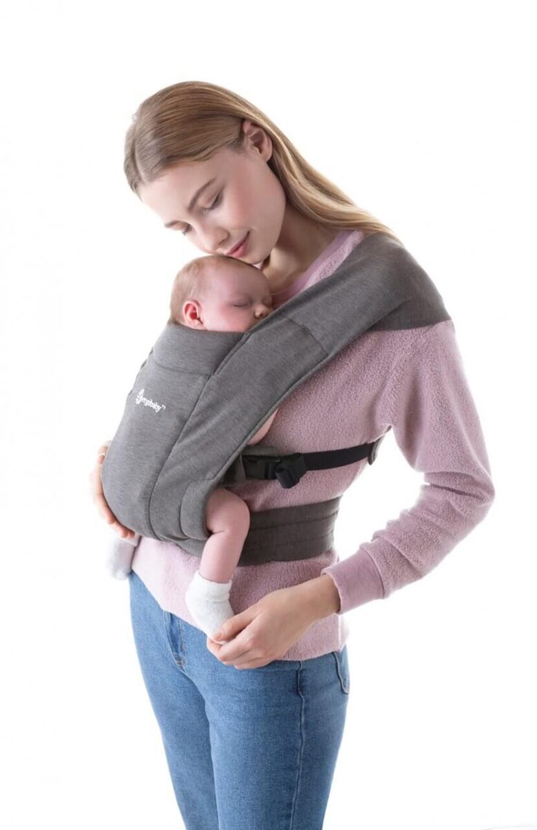 Ergobaby Embrace nosilka, Heather Grey,  siva