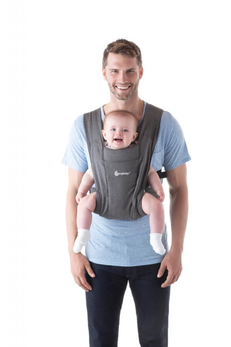 Ergobaby Embrace nosilka, Heather Grey,  siva - slika 6