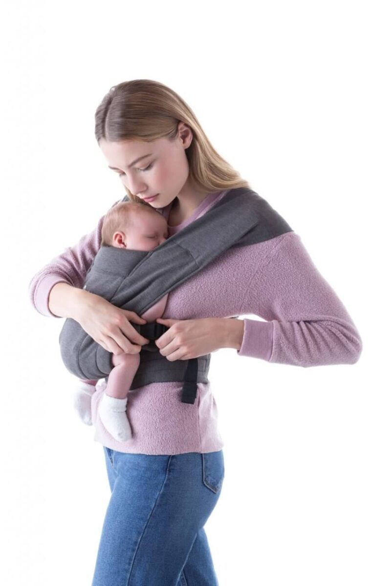 Ergobaby Embrace nosilka, Heather Grey,  siva - slika 15