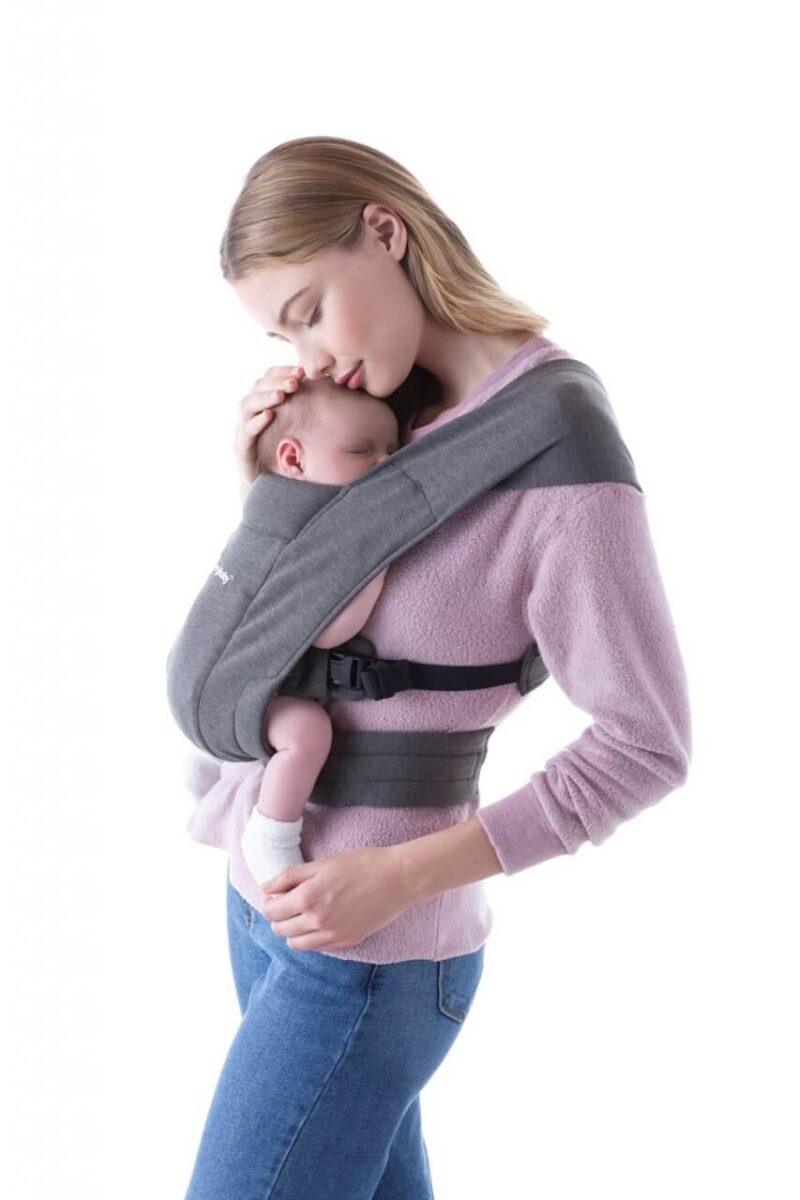 Ergobaby Embrace nosilka, Heather Grey,  siva - slika 5