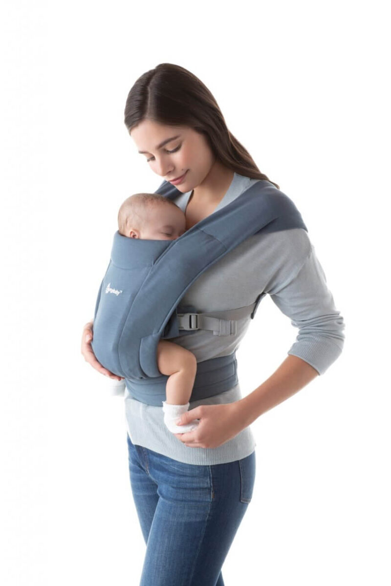 Ergobaby Embrace nosilka, Oxford Blue, modra