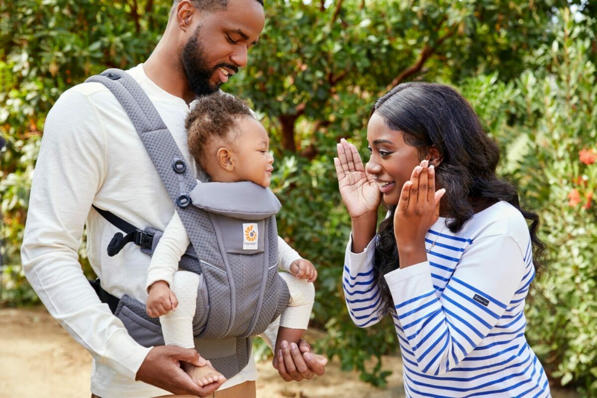 Ergobaby Omni Breeze nosiljka, Graphite siva - slika 11