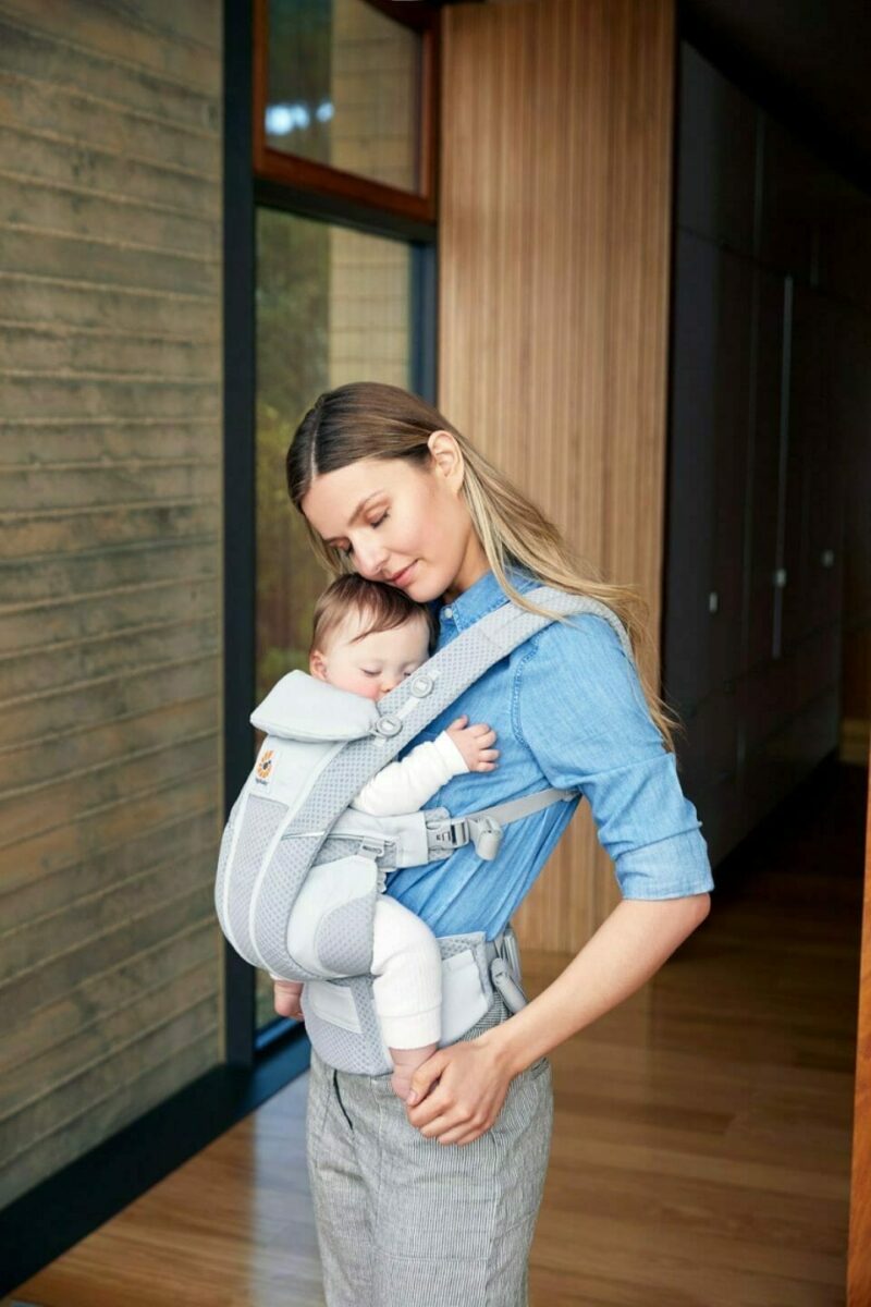 Ergobaby Omni Breeze nosiljka, Biserno siva - slika 10