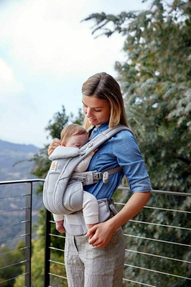Ergobaby Omni Breeze nosiljka, Biserno siva - slika 9