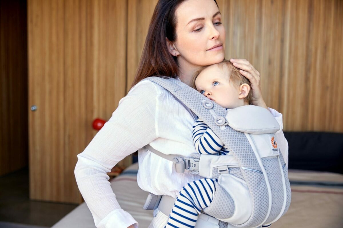 Ergobaby Omni Breeze nosiljka, Biserno siva - slika 7