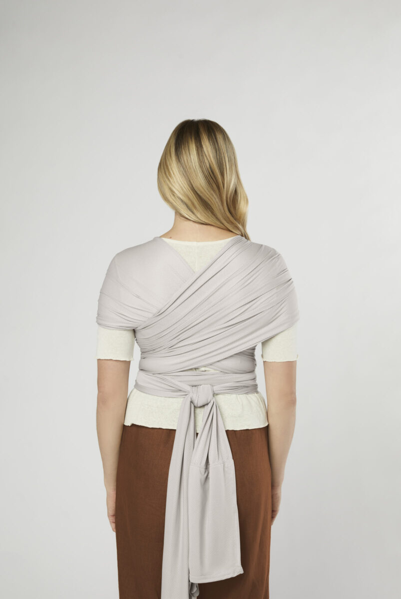 Ergobaby Aura marama Sustainable Mesh - Soft Grey - slika 2