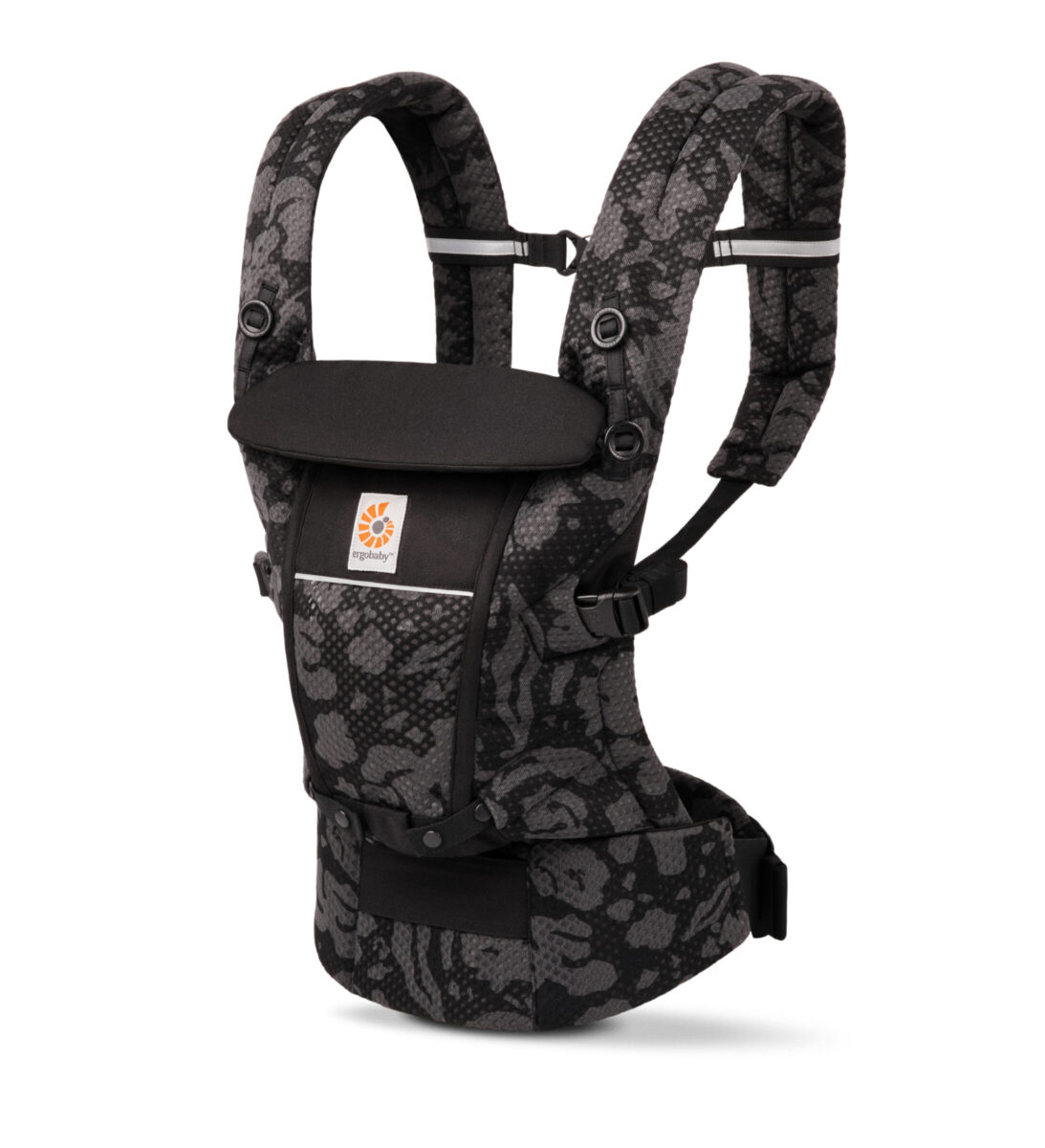 Ergobaby Adapt SoftFlex Mesh nosiljka,  Onyx Blooms - slika 2