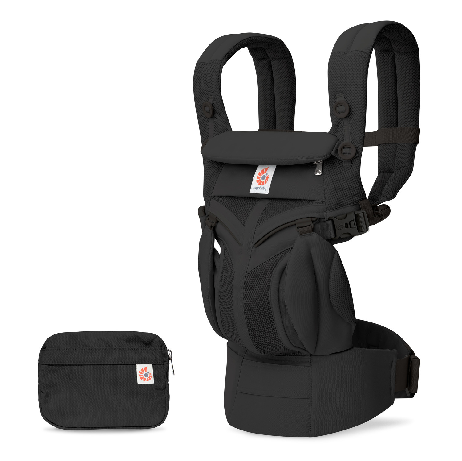 Ergobaby Cool Air Omni 360 nosilka, Onyx črna