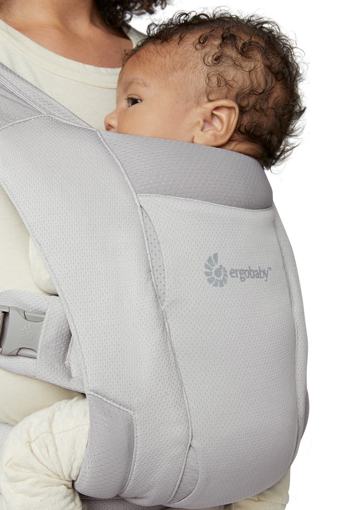 Ergobaby Embrace Soft Air Mesh nosiljka, Siva - slika 3