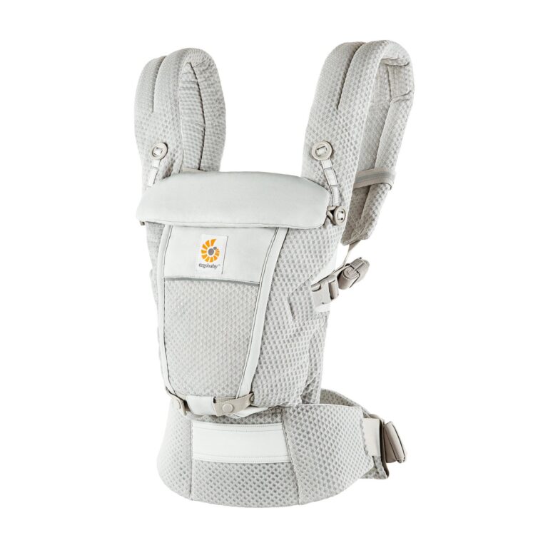 Ergobaby Adapt SoftFlex mrežasta nosilka, biserno siva