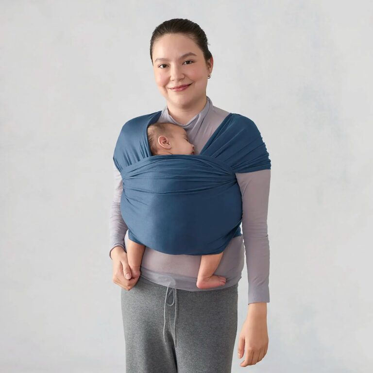 Šal Ergobaby Aura Trajnostno pleten - Twilight Navy