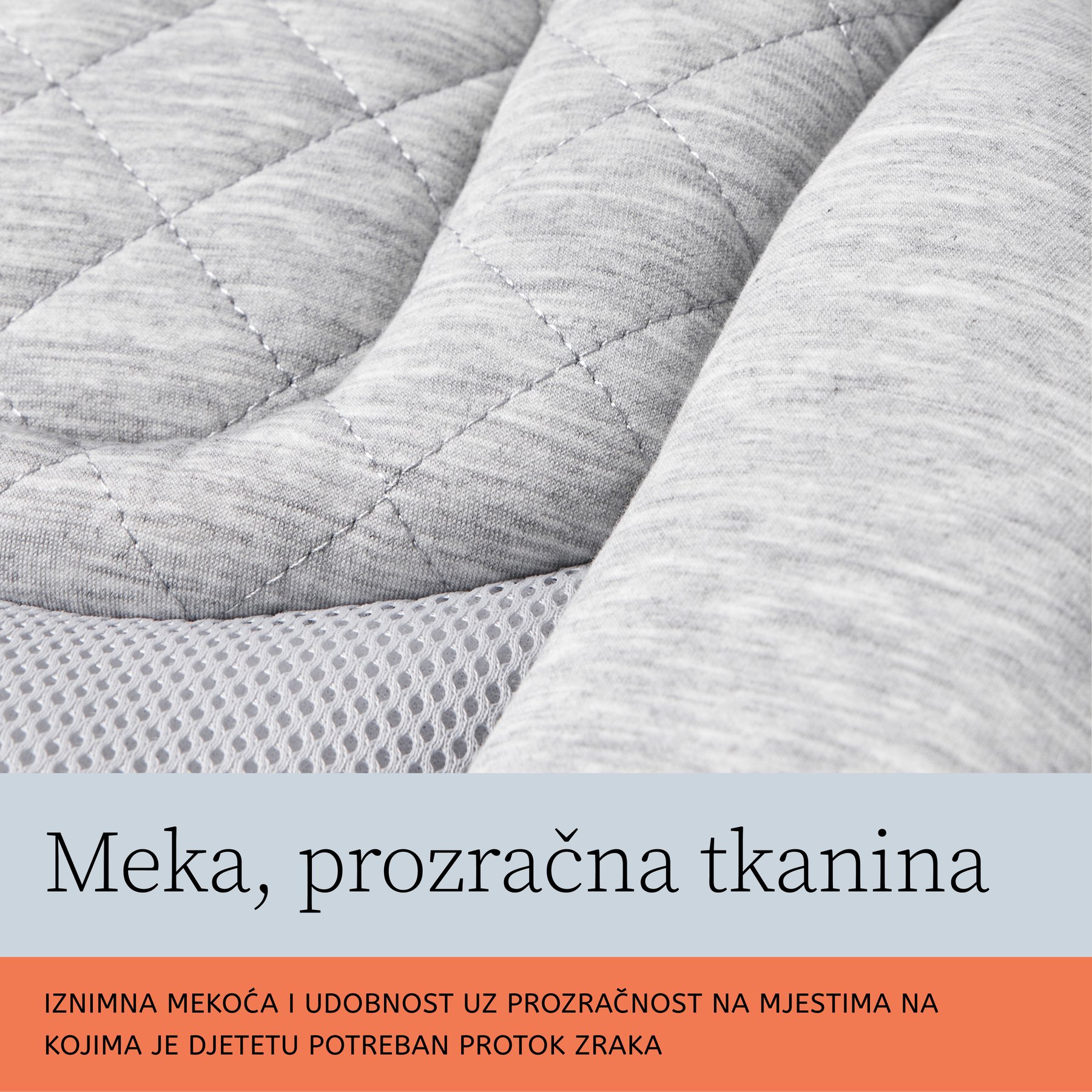 Ergobaby Evolve ležaljka 3u1 – Cream - slika 6