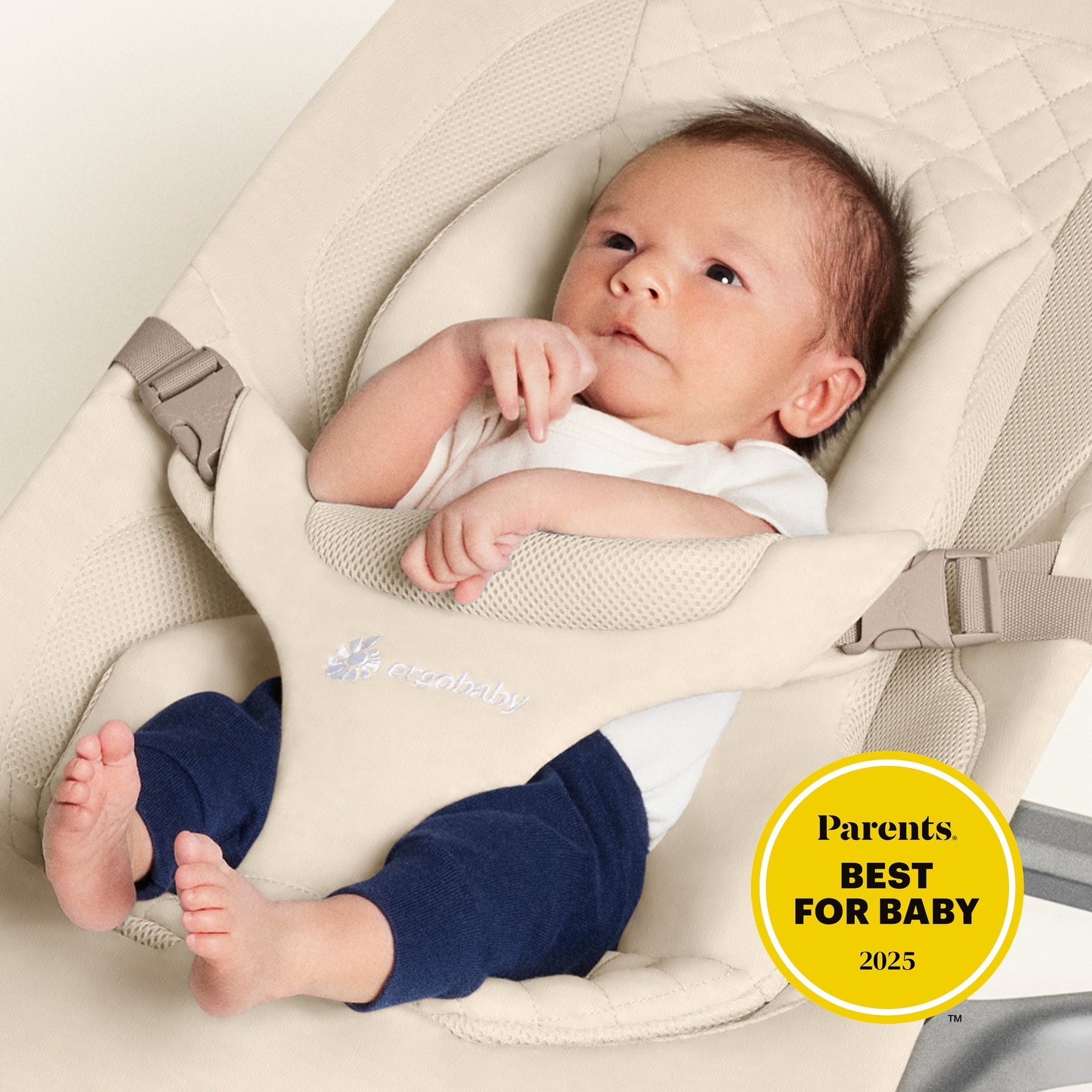 Ergobaby Evolve ležaljka 3u1 – Cream - slika 8
